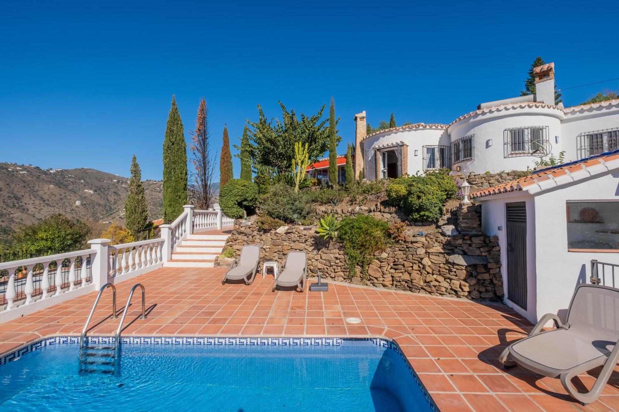 Casa La Siesta Villa With Magical View Own Pool Málaga Extérieur photo