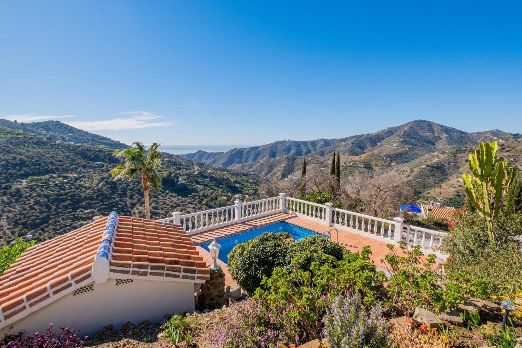 Casa La Siesta Villa With Magical View Own Pool Málaga Extérieur photo